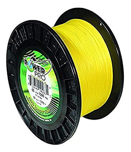 Power Pro - Sedal Trenzado Para Pesca. 65lb, 500yd, Amarillo 0