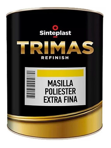 Masilla Poliester Extra Fina Trimas Sinteplast 4 Kgs 0