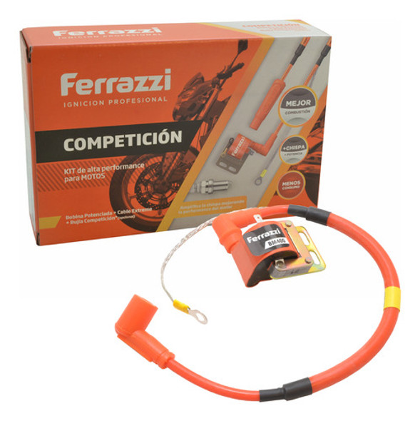 Kit Bobina Y Cable Competicion Moto 90 Grados Extreme 0