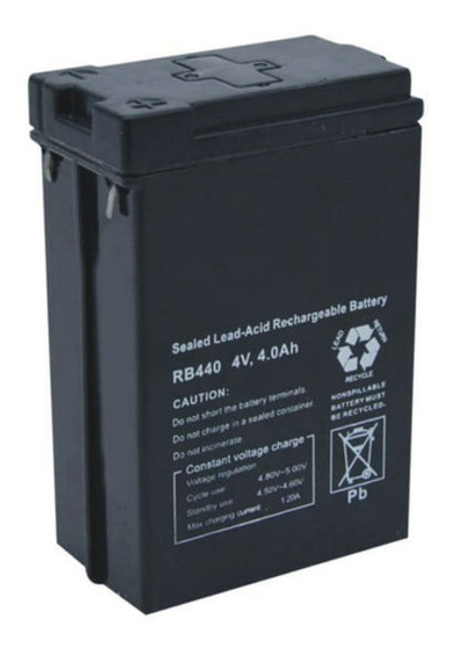 Bateria 4v 4ah Recargable Alarma Ups Luz Emergencia 0