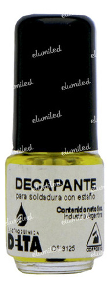 Decapante Para Soldar Sobre Superficies Dificiles 5cc X1 0