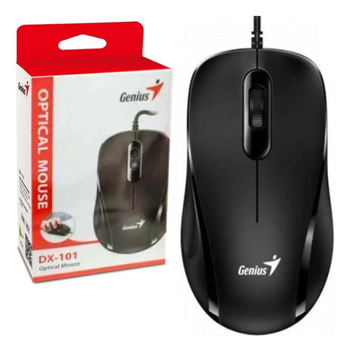 Mouse Ambidiestro Cableado Usb 2.0 Genius Dx-101 Plug And Pl 1