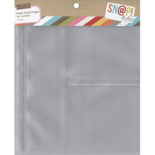 Historias Simples Protectores De Página 6x8inch Con 1 2x8inc 0