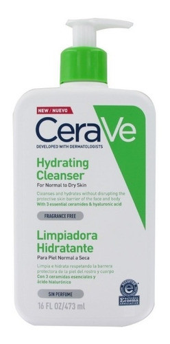 Limpiadora Hidratante Cerave 473ml 0