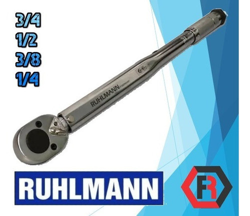 Llave Torquimetro Zafe 3/8 0,7 A 11k Safe 37cm Ruhlmann 0