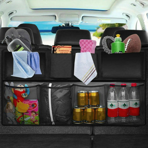 Organizador Baúl Auto Porta Objetos Botellas Limpieza Orden 1