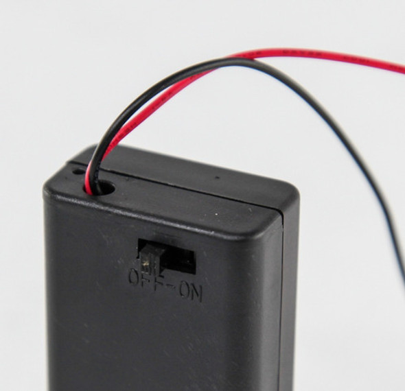 Portapilas Porta Pilas 2 Aa Con Llave + Tapa Lujo X 2u Htec 1