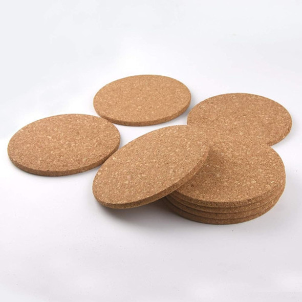 Aligeneral 8-pack Cork Trivet Set, Cork Coasters- Round Cork 0