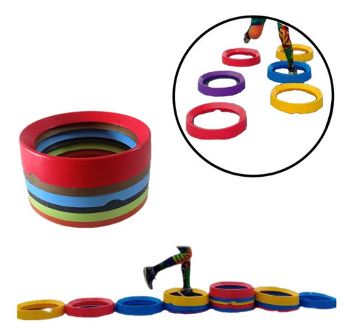 Cubiertas Plasticas Rueda Coordinación Educación Física 10u. 0