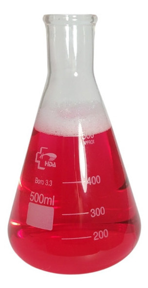 Erlenmeyer Vidrio  Hda  Boro 3.3 100ml Importado 1