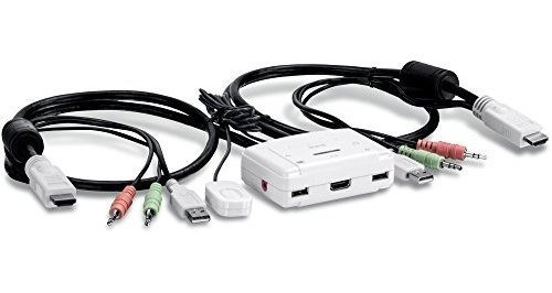 Trendnet 2port Hdmi Kvm Switch Control 2 Computadoras Con Un 0
