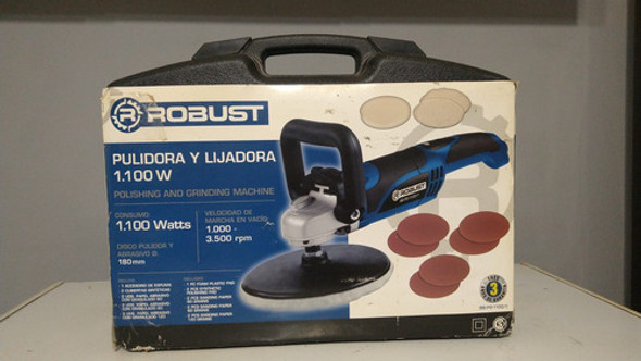Maquina Pulidora Y Lijadora Robust 1100w 1