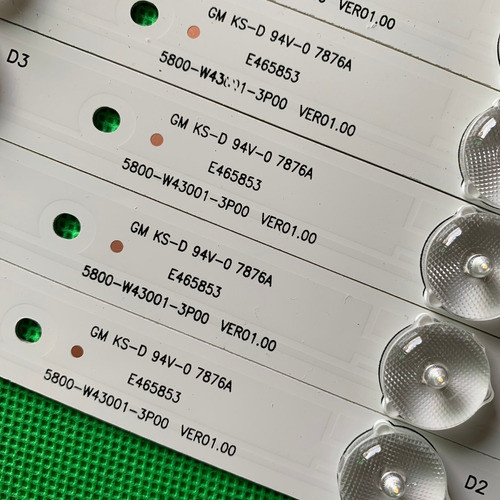 Kit C/ 10 Barras De Led Philco Ph43e60 Ph43e60dsgw Original 1
