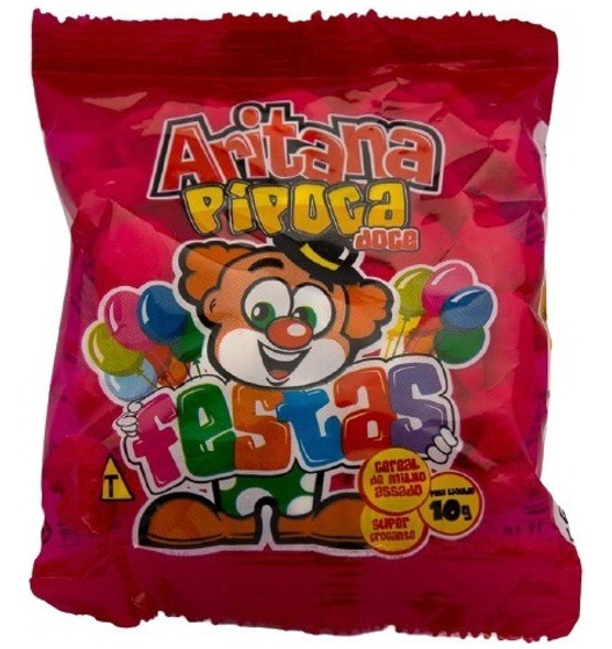 Mini Pipoca Doce C/ 100 Unidades De 10gr Cosme Damião 1