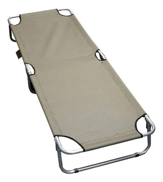 Cama De Solteiro Dobrável Kayman Camping Bege 291030 Ntk 1