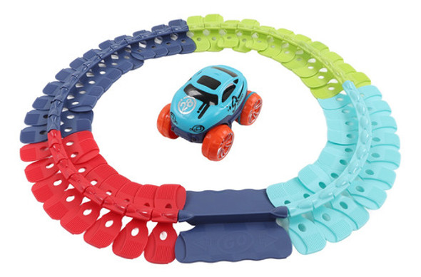 Conjunto De Brinquedos Race Track Toy Veículo Infantil Flexí 1