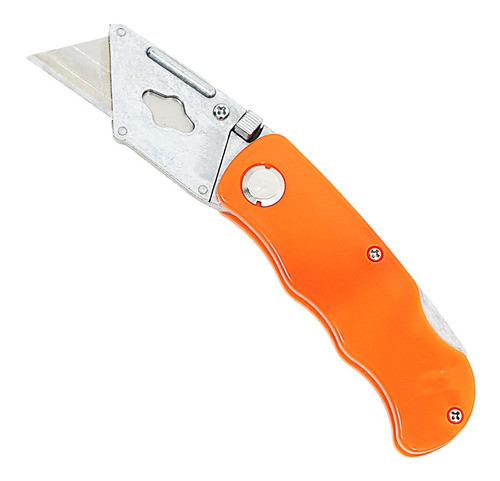 Cutter Durlero Plegable Navaja C/6 Hojas Uso Profesional 0