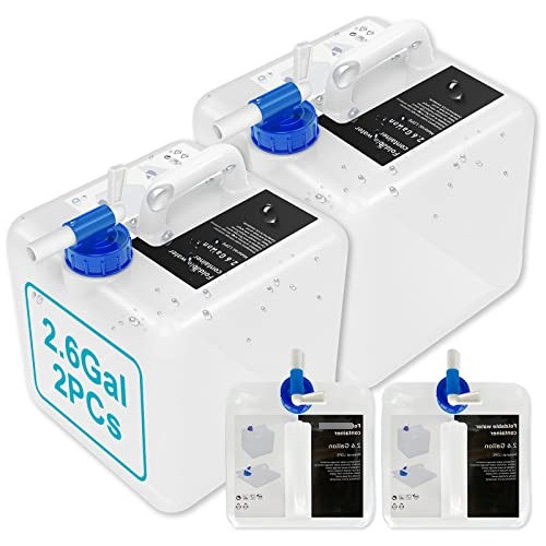 Contenedor Agua Plegable 26 Galones Sin Bpa Contenedores Alm 0