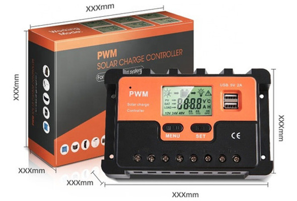 Regulador De Tension / Carga 12v/24v 60a Pwm 1