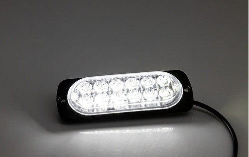 Baliza Led Modulo Intermitente 2 Lineas 12w Nl231-12 Blanco 1