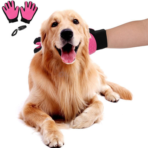 Preparación Deshedding Guantes Suave Eficiente Perro Gato El 0