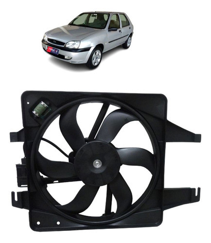 Eletroventilador Radiador Gmv Ford Fiesta Street De 01 A 03 0