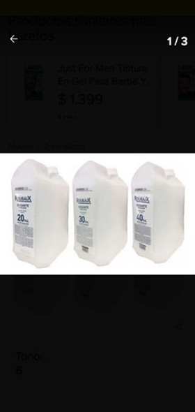 Combo Kit 3 Aguas Oxid 40vol 20vol 10vol 1/ De Caca 0