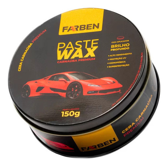 Farben Paste Wax - Cera Carnauba Premium - 150g 0