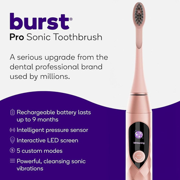 Burst Pro Cepillo De Dientes Eléctrico Sónico Para Adultos - 1