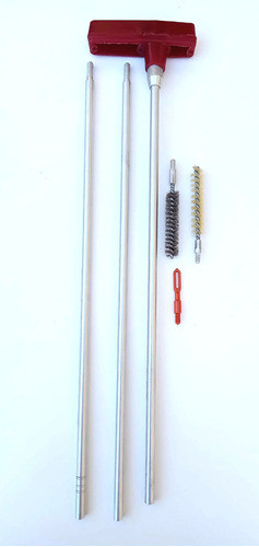 Baqueta Grueso Calibre 30 De Aluminio Giratoria 3 Tramos. 0