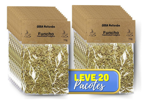 Leve 20 Chá De Semente Funcho Semente Pura E Natural 0