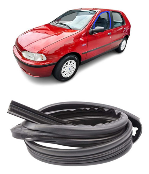 Borracha Canaleta Porta Dianteira Esq Fiat Palio 1996 A 2011 0