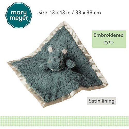 Mary Meyer Bestever Baby Mat, Hippo, 13 X 13 Pulgadas 1