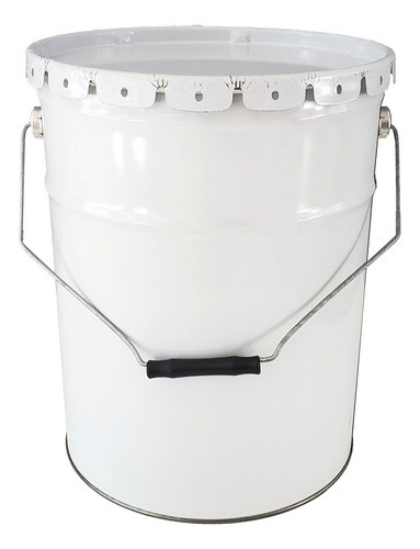 Latas Envases De 20 Litro Blanco/azul Con Tapa Desmontable 0