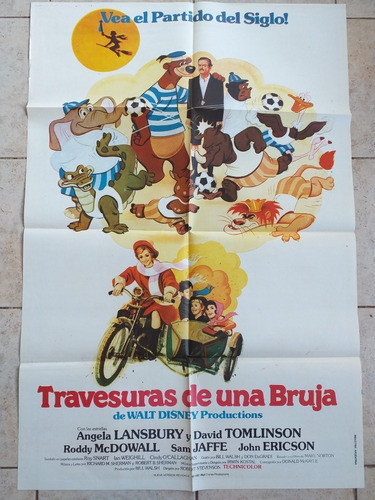 Poster Afiche Cine Disney Travesuras De Una Bruja (blanco) * 0