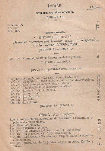 Compendio De Historia Universal - D.jose España Y Lledo 1