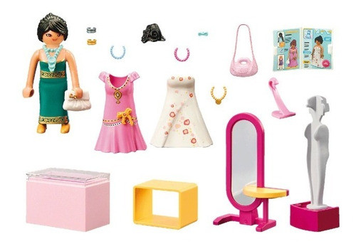 Playmobil 70677 Set De Regalo Tienda De Moda Festiva 1