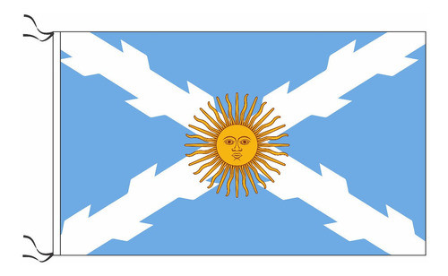 Bandera De La Cruz De Borgoña Argentina Con Sol 90 X 150 Cm 0