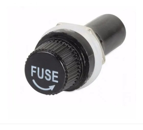 Portafusible Para Chasis 31mm 10a - 250v Fusible X 5 Nuevos 0