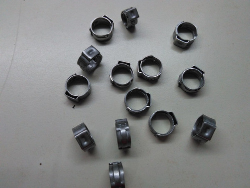 Abrazaderas Trak 12,3 Oreja Fija Inox 304 X 100 Unid. 0