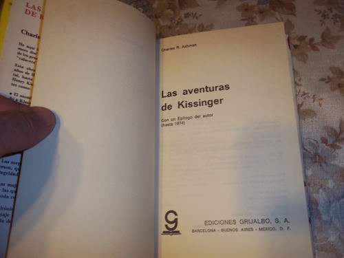 Las Aventuras De Kissinger - Charles R. Ashman 1