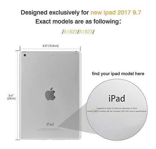 Atic Case Para iPad 9.7 2018/2017 - Premium Soft Skin Flexib 1