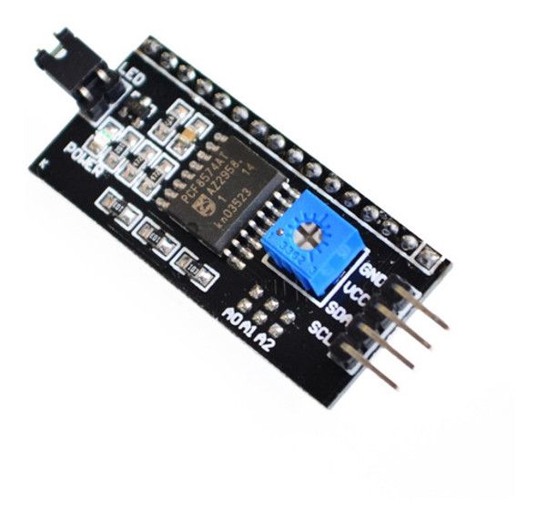Adaptador Arduino I2c Display Lcd Pcf8754 Serie Paralelo 1