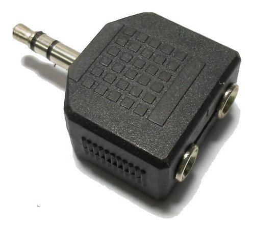 Combo 10 Adaptador Plug 3.5mm Estereo A 2 Jack 3,5mm Estereo 1