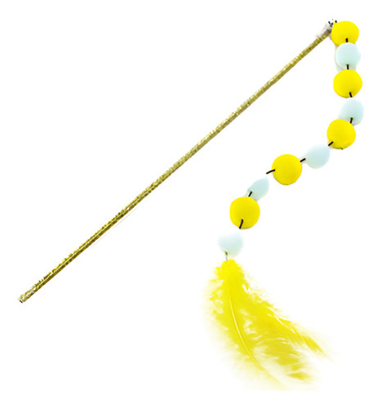 Juguete Para Gatos - Vara Con Pompones- 1