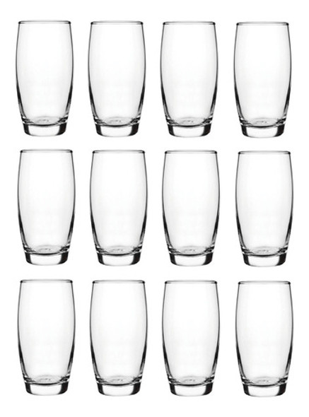Vaso Refresco 400 Ml Vidrio Oca Nadir Figueiredo Set X12 1