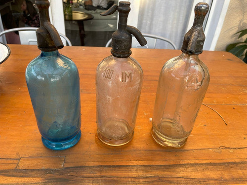 3 Sifones Antiguos (algunos Con Avería) 0