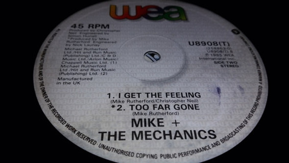 Mike And The Mechanics Silent Running Vinilo Maxi Uk 1985 1