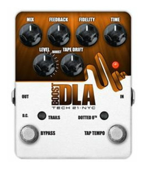 Pedal De Efecto Tech21 Analog Delay Emulator Tap Tempo 0