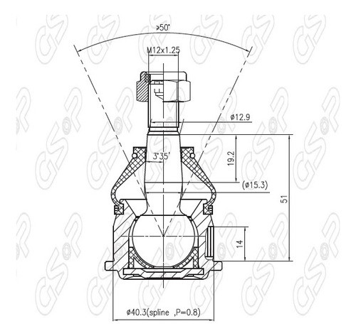 Rotula Inf (clavar) Skf Fiat Fiorino 05-13 0